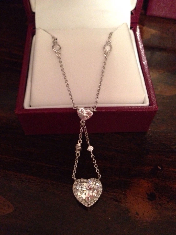 Helzberg Diamonds Heart Draft Necklace  - Image 1 of 1