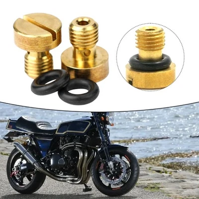 2*Carburetor Drain Screw Float Bowl For KZ650 1000 For CB350 400F - Image 1 of 4