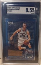 2002-03 02 Topps Chrome Manu Ginobili RC!!!  SGC 8.5!!! RARE!