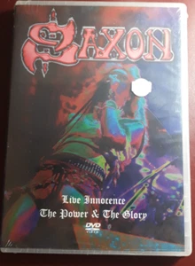 SAXON-LIVE INNOCENCE+THE POWER & THE GLORY *DVD BRAND NEW SEALED SIGILLATO - Imagen 1 de 4