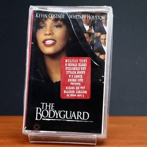 Whitney Houston - Bodyguard Soundtrack Cassette w/ Plastic Sleeve & Hype Sticker - Picture 1 of 2