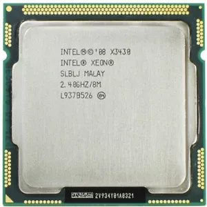 Intel Xeon X3430 2.4 GHz 2.5 GT/s LGA 1156 Desktop CPU Processor SLBLJ - Picture 1 of 2