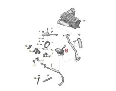 Original VW/Audi 04E131333A Secondary Air Pump Audi A3 VW Jetta Beetle - Image 1 of 4