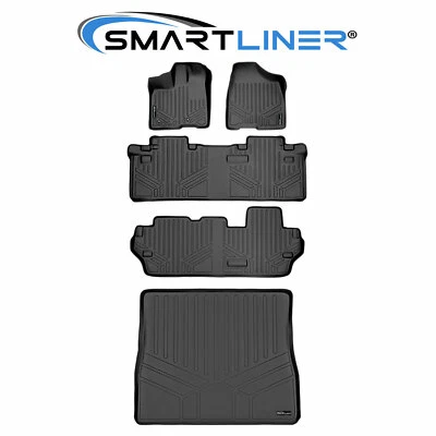 SMARTLINER Custom Fit Floor Mats Cargo Liner Set 2011-2012 Toyota Sienna 8 Seat Foto 1 de 4