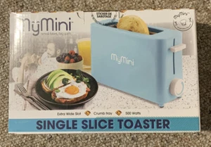 NOSTALGIA MyMini Single Slice Toaster 120 V, 60 Hz, 500 Watts, Teal. - Picture 1 of 1