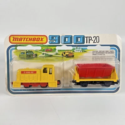 Matchbox 900 TP-20 Shunter and Flat Car Side Tipper, Sealed - Image 1 of 4