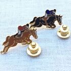 Pin's Folies ?? 2 French Vintage Équitation Tablo Cheval : Horse Riding Pins