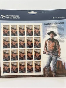 US 3876 John Wayne, Legends of Hollywood, Complete sheet/20, Mint NH - Picture 1 of 5