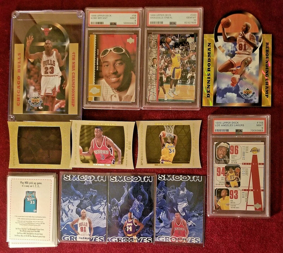 1996-97 Upper Deck Smooth Grooves Iverson Fast Break Connections PSA 10 Bryant - Image 1 of 1