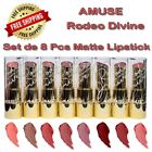 New Amuse 8 Pcs Matte  Lipstick Assorted Colors - Long Lasting Matte  Lipstick