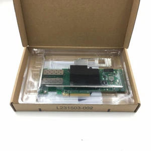 Intel X710-DA2 10GB PCI 3.0 x8 Ethernet Converged Network Adapter X710DA2BLK New - Picture 1 of 9