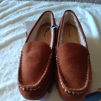 St. John's Bay Brown Colville Loafers Size 9 Color Cognac Memory Foam NEW  - Image 1 of 4