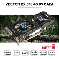 Yeston Radeon RX570 4GB GDDR5 PCI Express x16 3.0 Video Gaming Graphics Card