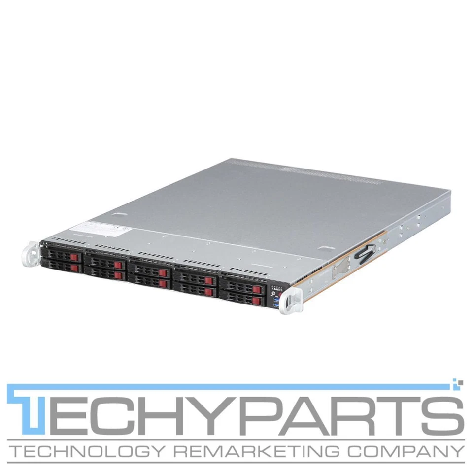 Supermicro 1028R-WC1R X10DRW-i 2x Xeon E5-2650v4 32GB SAS3 10-Bay 2.5 1U Server - Image 1 of 1
