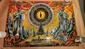 Billy Strings Asheville Away from the Shire Uncut Red Ink Foil Poster 6/10 AP - Picture 1 of 3