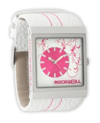 NUEVO EN CAJA Reloj Pulsera Rockwell MERCEDES BLANCO ROSA EDICIÓN LIMITADA LANZAMIENTO Foto 1 de 2