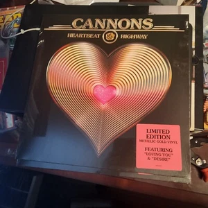 Cannons Band - Heartbeat Highway Gold Vinyl LP Limited Edition Sealed In Hand - Picture 1 of 1