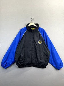 Beverly Hills Polo Club Mens Jacket Black Windbreaker Mock Neck Zipped Size XL " - Picture 1 of 17
