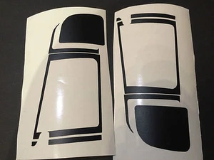 Aufkleber Fensterrahmen Tamiya Scania in schwarz matt - nie mehr Pinseln! - Bild 1 von 5