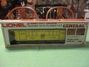 Lionel O & 027 Illuminated  "Western & Atlantic Baggage Carrier" Car/General - Picture 1 of 7