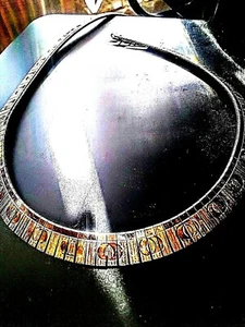 Women's 16 Inch Tri Color Gold,Rose and Silver Decorated Omega - Picture 1 of 6