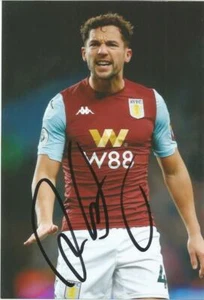 ASTON VILLA: DANNY DRINKWATER SIGNED 6x4 ACTION PHOTO+COA - Picture 1 of 1
