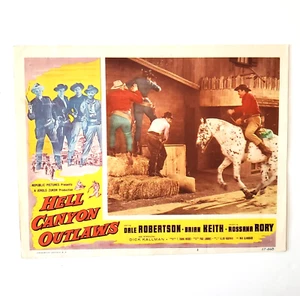 Hell Canyon Outlaws lobby card 1957 Don Megowan Dale Robertson Mike Lane 11 x 14 - Picture 1 of 2