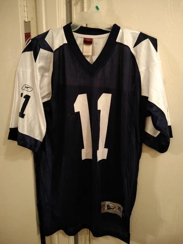 Dallas Cowboys Throwback Jersey Reebok Classic 11 Roy Williams XL Navy Blue Cover
