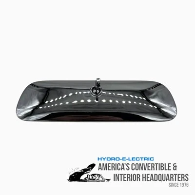 NEW 1962-1967 Chevy II & Nova Chrome Interior Rear View Mirror - Imagen 1 de 2