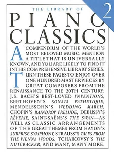 Library of Piano Classics 2 Early Advanced Classical Sheet Music Book - Picture 1 of 1