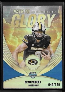 2025 Bowman U Chrome Beau Pribula Path To Glory Blue /150 #PG-15 Missouri Tigers - Picture 1 of 2