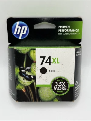 Картридж чернильный для принтера высокой емкости HP 74XL - черный срок годности 4/2014 - Изображение 1 из 4