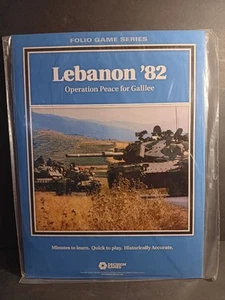 NEW! MODERN BATTLES Lebanon '82 Operation Peace for Galilee DECISION FOLIO GAME - Picture 1 of 2