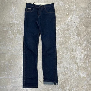 Street & Steel Jeans Herren 30 Raw Selvedge Slim Straight Padded Motorrad 32x35 - Bild 1 von 17
