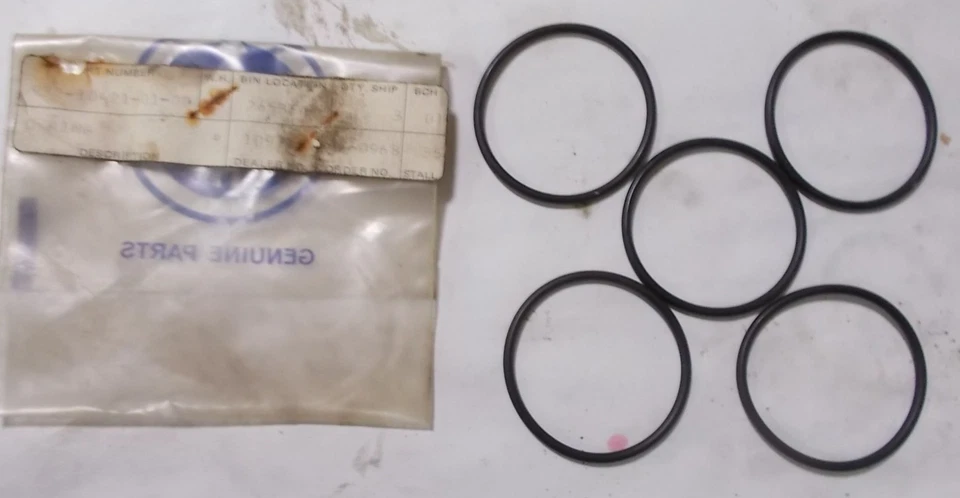 QTY-5 YAMAHA AS2C DT1 DT100 HT1 HT1B MX100B OEM O-Ring 93210-42101-00(SPB/13) - Image 1 of 1