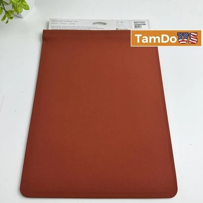 Capa de tecido oficial laranja queimado Microsoft Surface Pro fecho magnético - Imagem 1 de 4