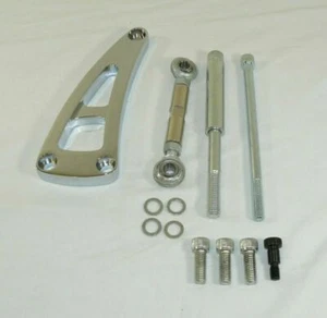 Big Block Chevy with Long Water Pump Chrome Alternator Bracket Kit BBC LWP - Picture 1 of 3