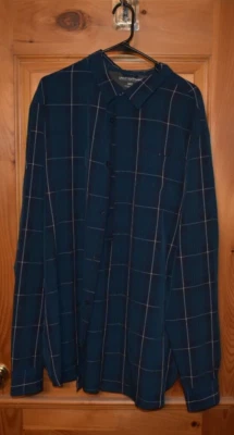 Camisa Great Northwest Para Hombre Talla Grande 3X Azul Manga Larga 94% POLIÉSTER/6% SPANDEX SÍ Foto 1 de 3