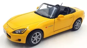 Maisto 1/18 Scale Diecast DC10823F - Honda S2000 - Yellow - Picture 1 of 5