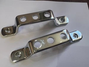 Classic Mini Interior Chrome DOOR PULLS ,pair BD8-D3-F - Picture 1 of 2