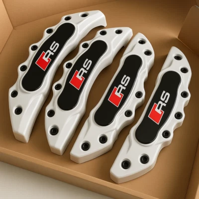 4件装制动卡钳保护套适用于奥迪B3 A3 A4 A6 A7 A5 Q5 Q3 RS Q5 Q7 Q2 RS-Line S — 第 1/4 张图片