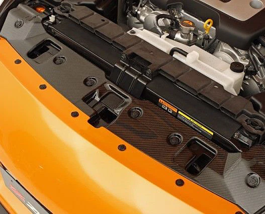 PROTECTOR PANEL SLAM REFRIGERACIÓN RADIADOR CARRERAS DELANTERO FIBRA CARBONO PARA NISSAN 370Z Foto 1 de 4