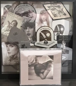 Taylor Swift The Tortured Poets Department Collector’s CD+The Bolter Artifacts - Imagen 1 de 7