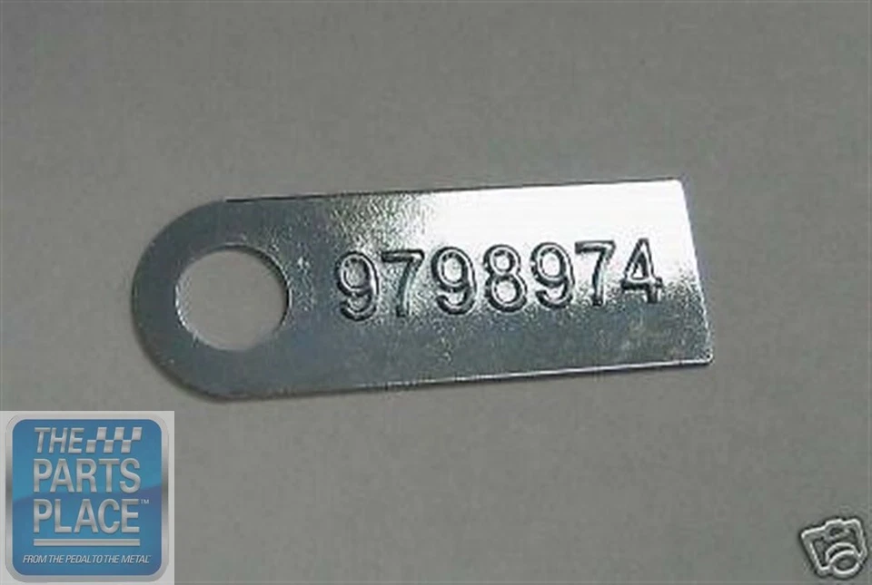 Pontiac Firebird M-21 Muncie 1969 etiqueta de transmisión 9798974 Foto 1 de 1