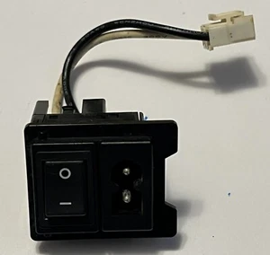 Sony PS2  SCPH-39001/35001/30001/R - Rear  AC Plug & Power Switch OEM - Picture 1 of 3