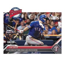 Evan Carter ALCS Rangers Call-Up 2023 MLB TOPPS NOW Card 1037 Presale
