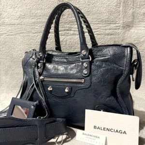 Authentic Balenciaga City Leather Handbag Shoulder Bag Y2K - Picture 1 of 8