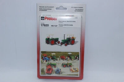 Preiser 17920 Tractor Deutz D 6206 1:87 H0 New OVP - Image 1 of 4