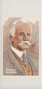 1980 Perez-Steele Hall of Fame Art Postcards First Series Morgan Bulkeley HOF