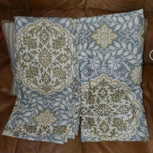 Envouge Cortinas Azul Crema Oro Medallón 40X85 - Imagen 1 de 6